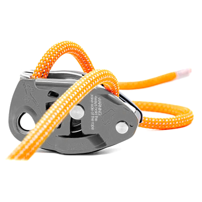 Страховочно-спусковое устройство PETZL Neox Gray