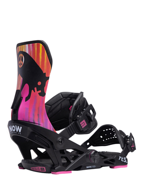 Сноуборд крепления NOW Yes Collab Black/Pink