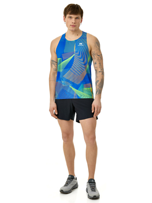 Майка беговая Nordski Race Art Blue