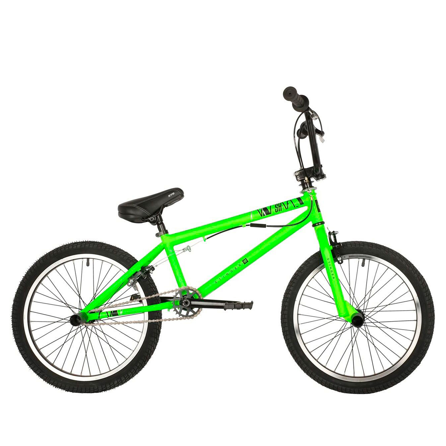 Велосипед Stinger Bmx Shift 20 2024 Зеленый