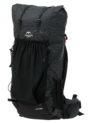 Рюкзак Naturehike Rock 60L+5L Hiking Backpack Dyneema Fabric Black