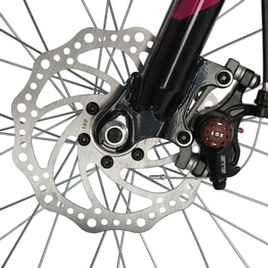 Велосипед Novatrack Katrina 6.D 20 2021 розовый металик