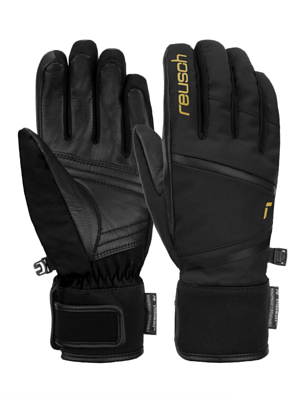 Перчатки REUSCH Tessa Stormbloxx Black/Gold