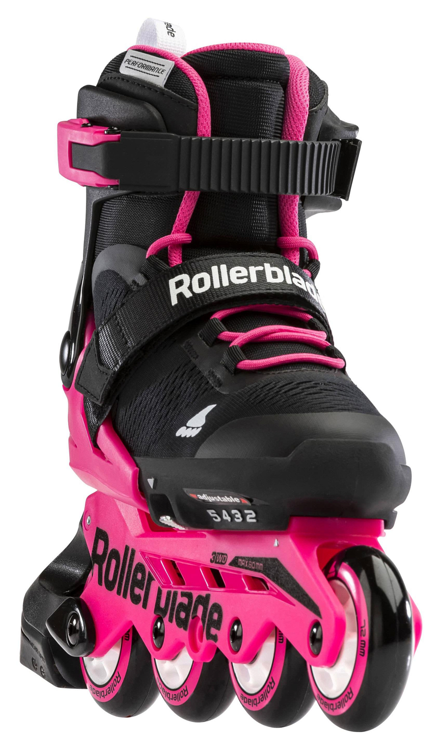 Роликовые коньки Rollerblade Microblade G Black/Neon Pink