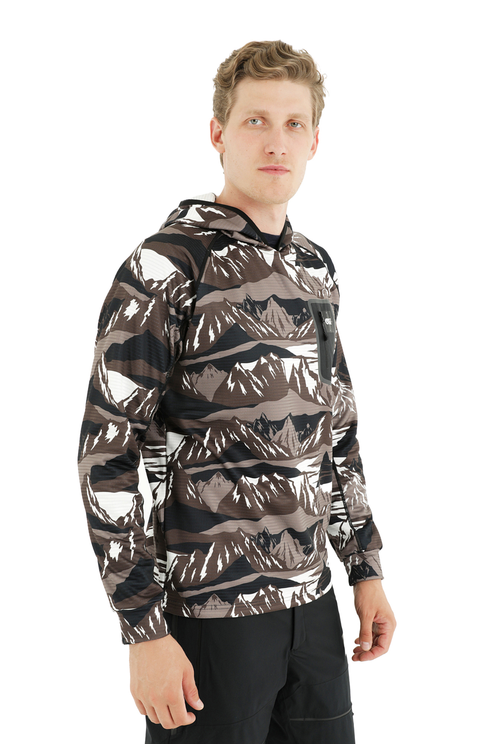 Толстовка сноубордическая Picture Organic Bake Grid Fleece Hoodie B Camountain