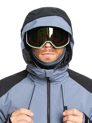 Куртка сноубордическая Quiksilver Mission Block Flint Stone