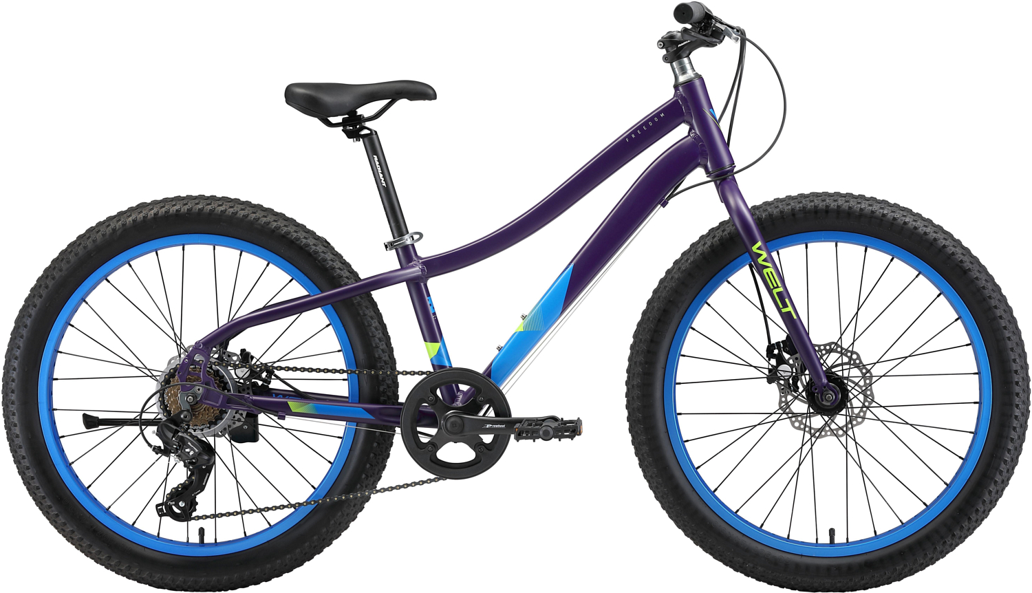 Велосипед Welt Fat Freedom 24 2019 matt violet