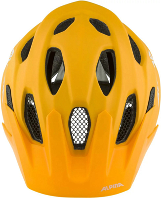 Велошлем ALPINA Carapax Junior Burned-Yellow Matt