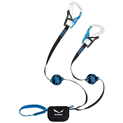 Веревка (Усы самостраховки) Salewa 2018-19 SET VIA FERRATA ERGO ZIP SILVER/ ROYAL BLUE