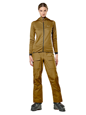 Флисовая куртка Salewa Sella Crevasse Hooded Golden Brown