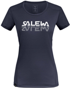 Футболка для активного отдыха Salewa Sporty Graphic Dry W S/S Tee Navy Blazer