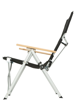 Кресло Naturehike Aluminum Alloy Folding Lying Chair Black