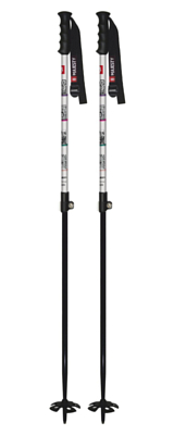 Телескопические горнолыжные палки MAJESTY Freeski Black