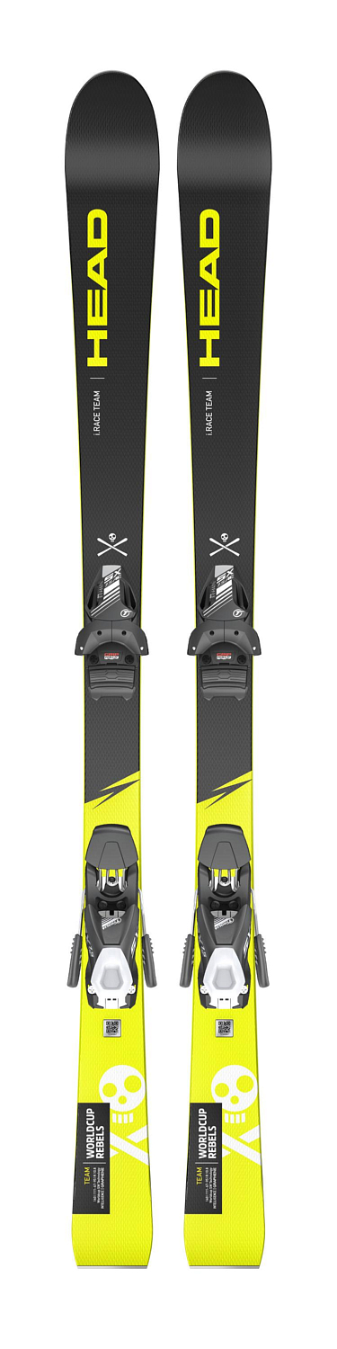Горные лыжи с креплениями HEAD 2020-21 WC iRace Team SW+SX 7.5 GW AC BRAKE 78 [J] black/neon yellow