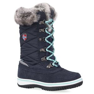 Ботинки детские Trollkids Girls Holmenkollen Snow Boots Navy/Mint