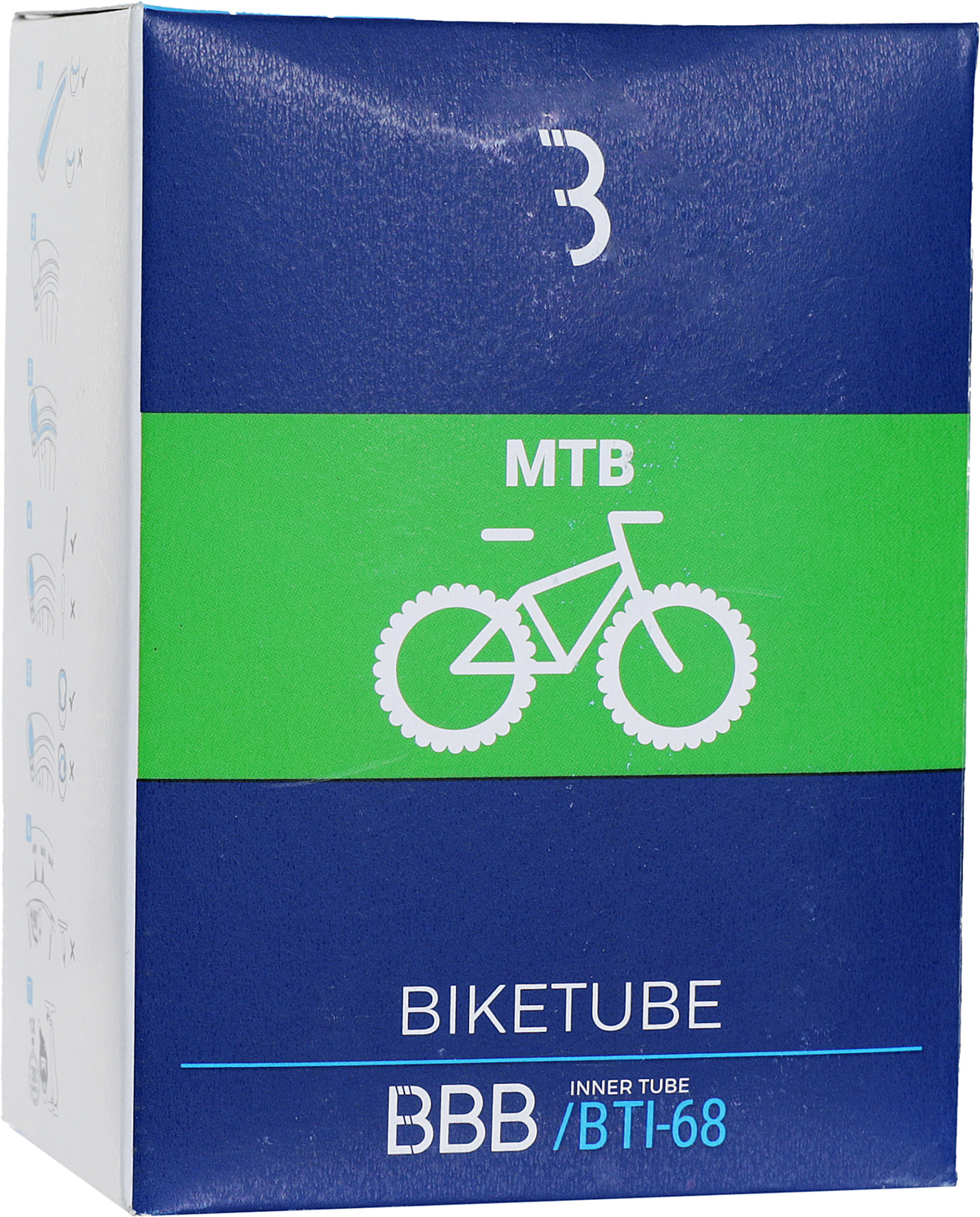 Велокамера BBB BikeTube 27,5x2,00/2,40 AV 40mm Black