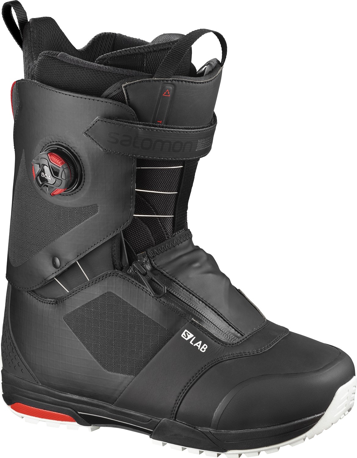 Ботинки для сноуборда SALOMON 2020-21 Trek S/Lab Black/Red