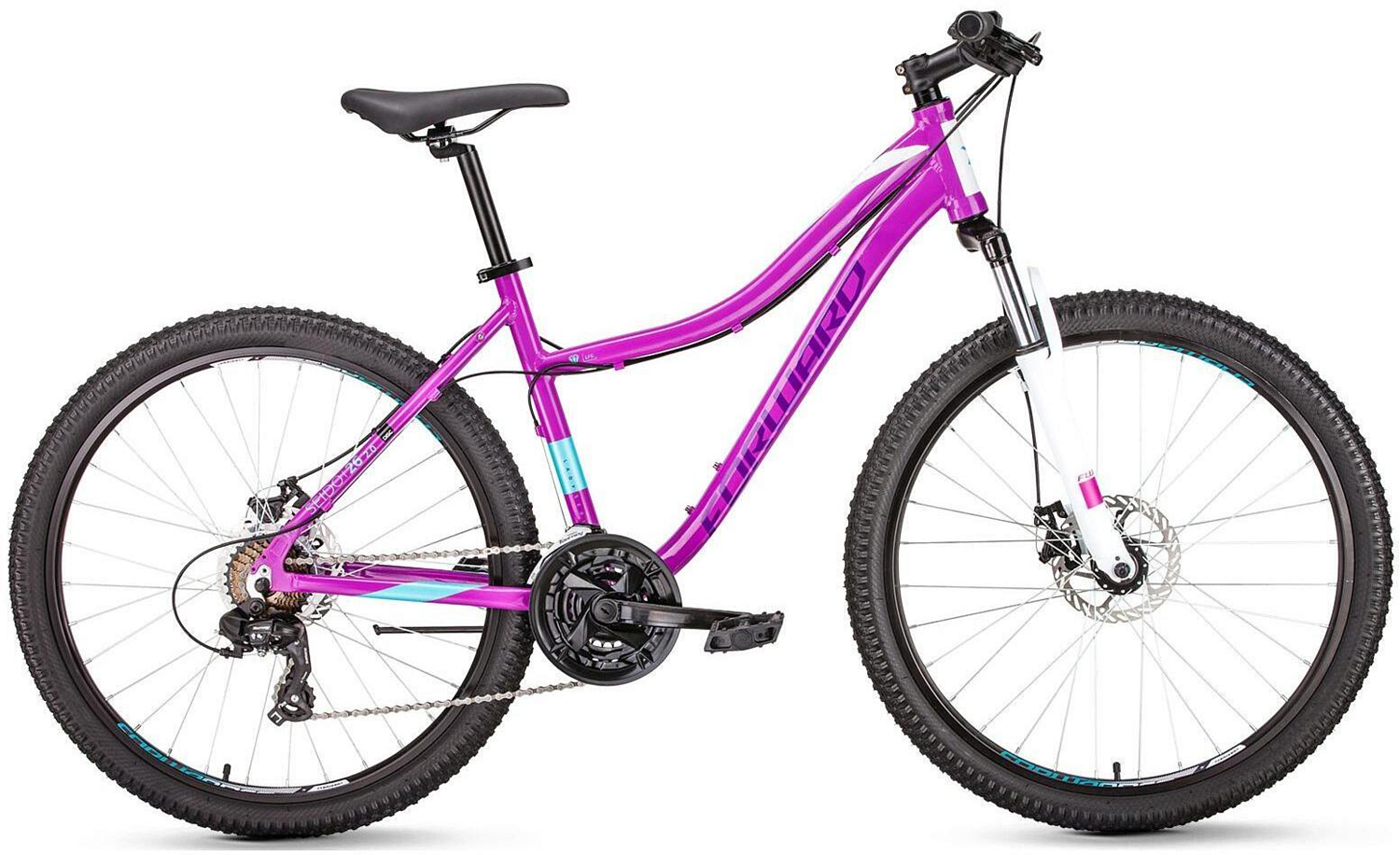 Велосипед Forward Seido 26 2.0 Disc 2019 Фиолетовый