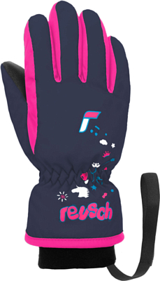 Перчатки детские REUSCH Kids Dress Blue/Knockout Pin