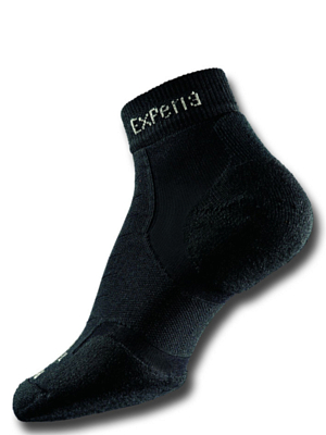 Носки THORLO'S Experia TECHFIT Light Cushion Ankle Black On Black