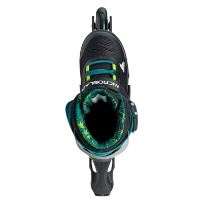 Роликовые коньки Rollerblade Microblade XT Black/Petrol Green