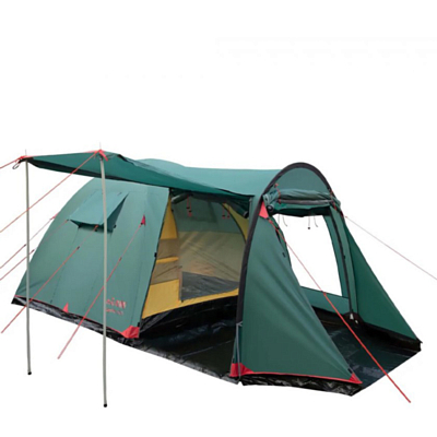 Палатка кемпинговая Tramp Anaconda 4 (V2) Green