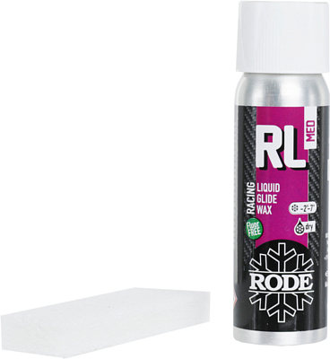 Бесфтористый парафин скольжения жидкий RODE Racing Liquid Med -2C°... -7C° 80 ml