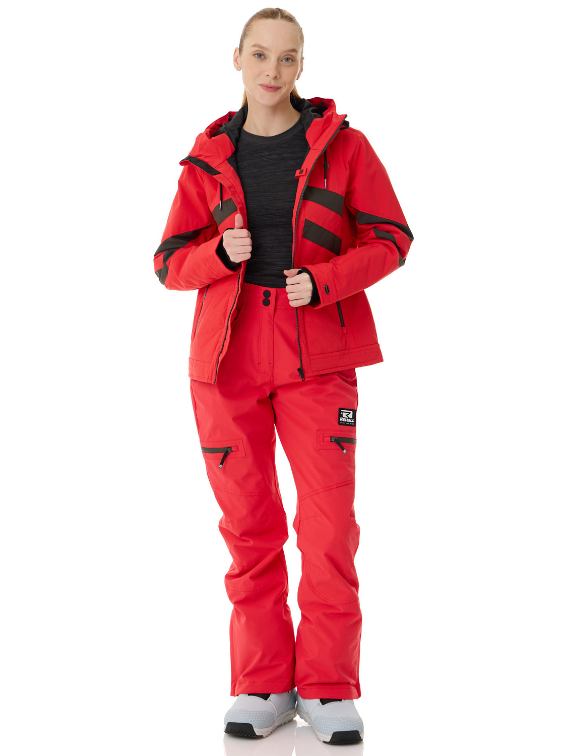 Куртка сноубордическая Rehall Soof-R Hibiscus Red