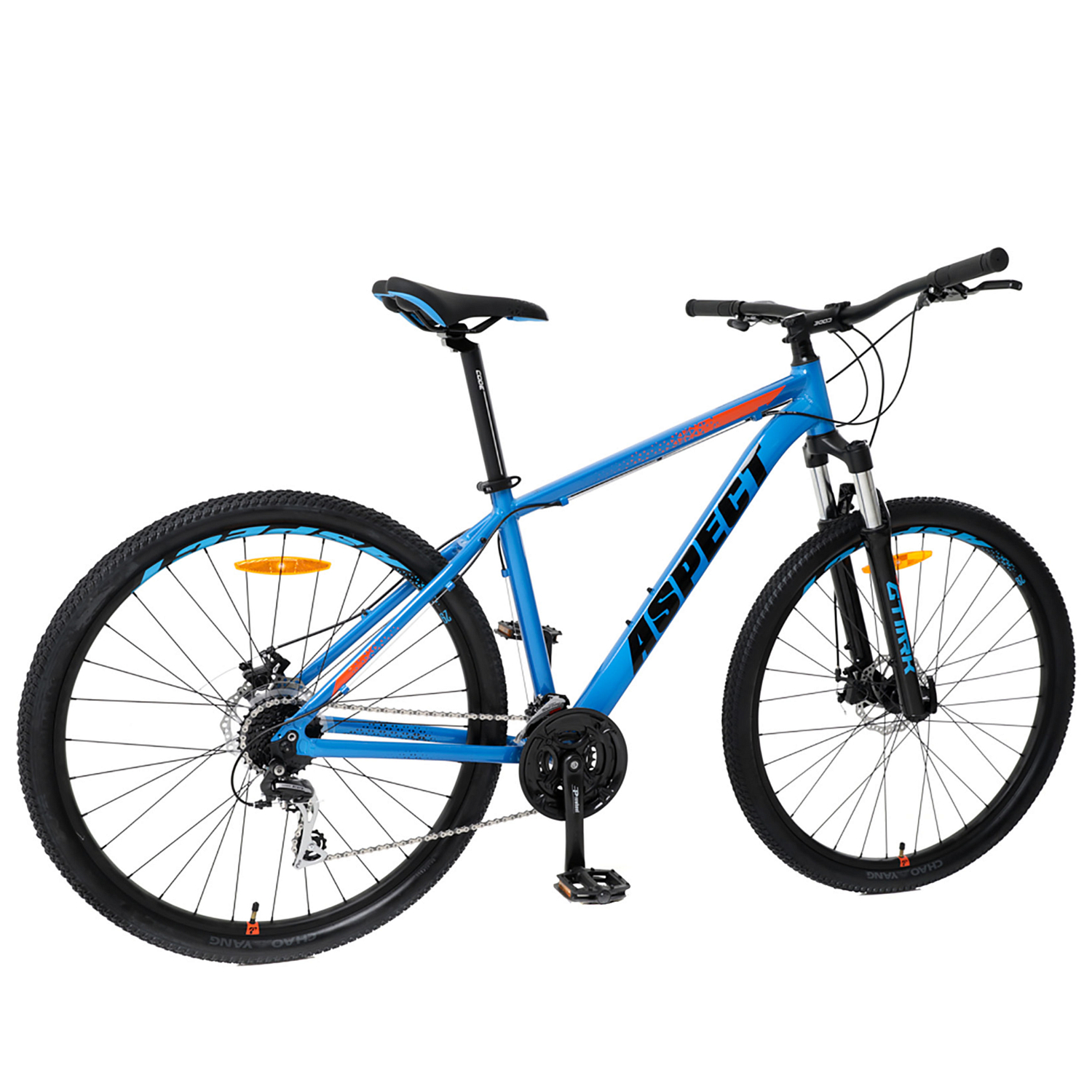 Велосипед Aspect Ideal 29 2022 Сине-оранжевый