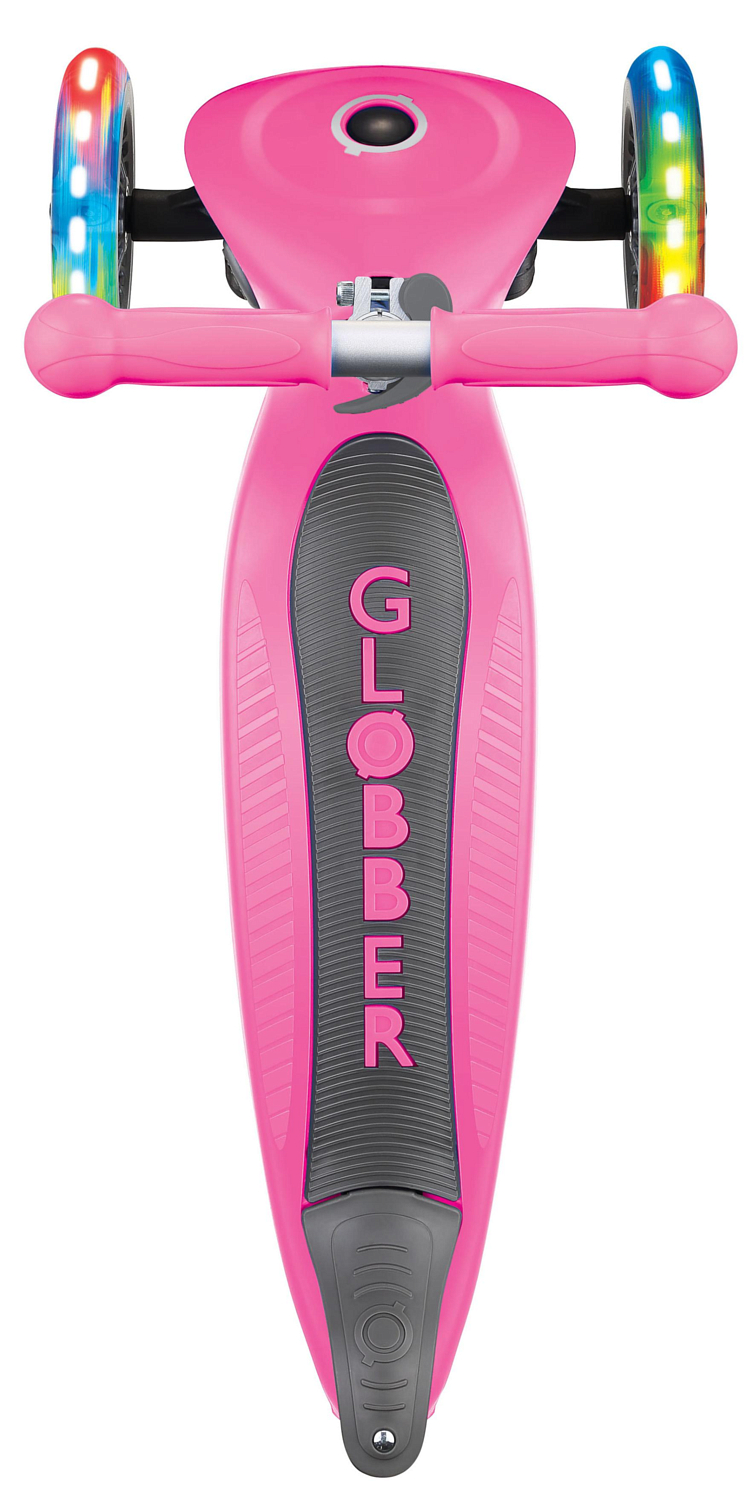 Самокат Globber Primo Foldable Lights Розовый