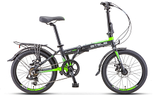 Велосипед Stels Pilot 630 MD V010 20 2022 зеленый/синий