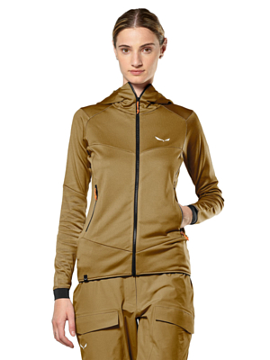 Флисовая куртка Salewa Sella Crevasse Hooded Golden Brown