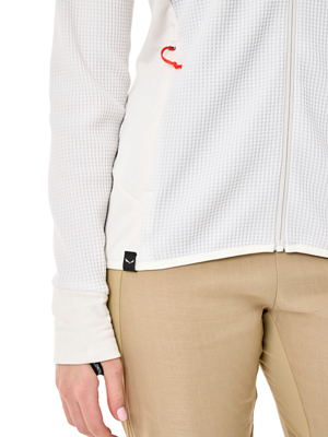 Флисовая куртка Salewa Puez Waffle Hybryd PL White