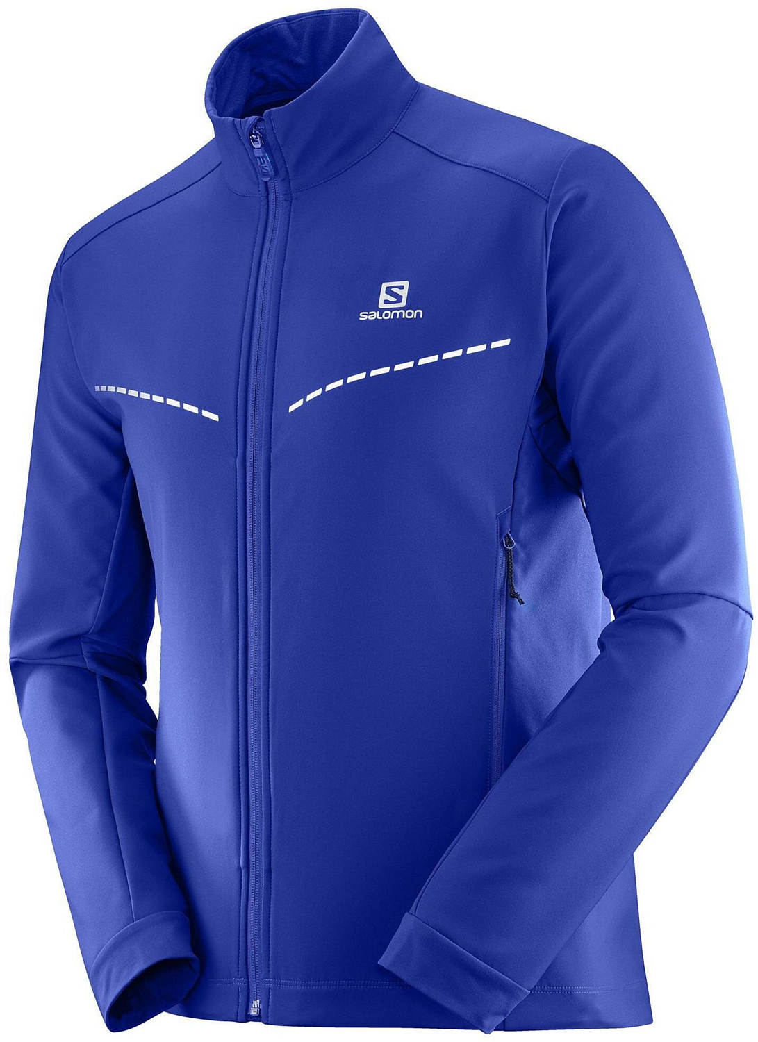 Куртка беговая SALOMON Agile Softshell Blue