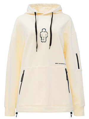 Толстовка ROMP Crack Hoodie Ivory
