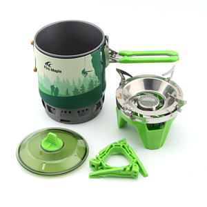 Комплект (горелка с кастрюлей) FireMaple Star X3 Green