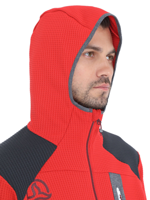 Флисовая куртка Ternua Veks Hood Red Alert
