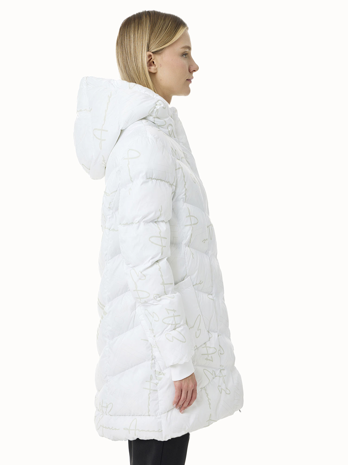 Куртка EA7 Emporio Armani Mountain Winter W Extra Padded Monogram White