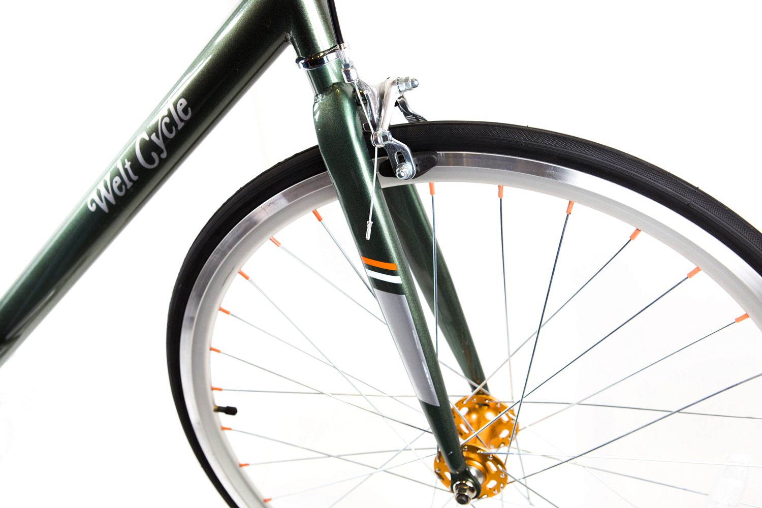 Велосипед Welt Fixie 1.0 2019 green/orange