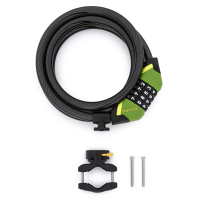 Замок велосипедный CLUXX Gardia 1250C Green/Black