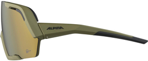Очки солнцезащитные ALPINA Rocket Bold Q-Lite Olive Matt/Bronce Mirror Cat.3, Hydrophobic, Fogstop