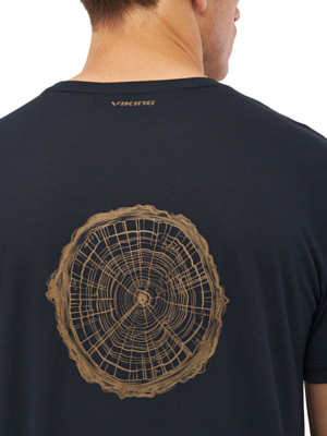 Футболка VIKING Rune Navy/Light Brown
