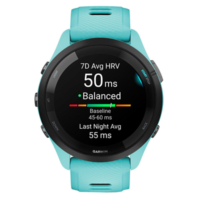 Часы Garmin Forerunner 265 46,1мм Бирюзовый