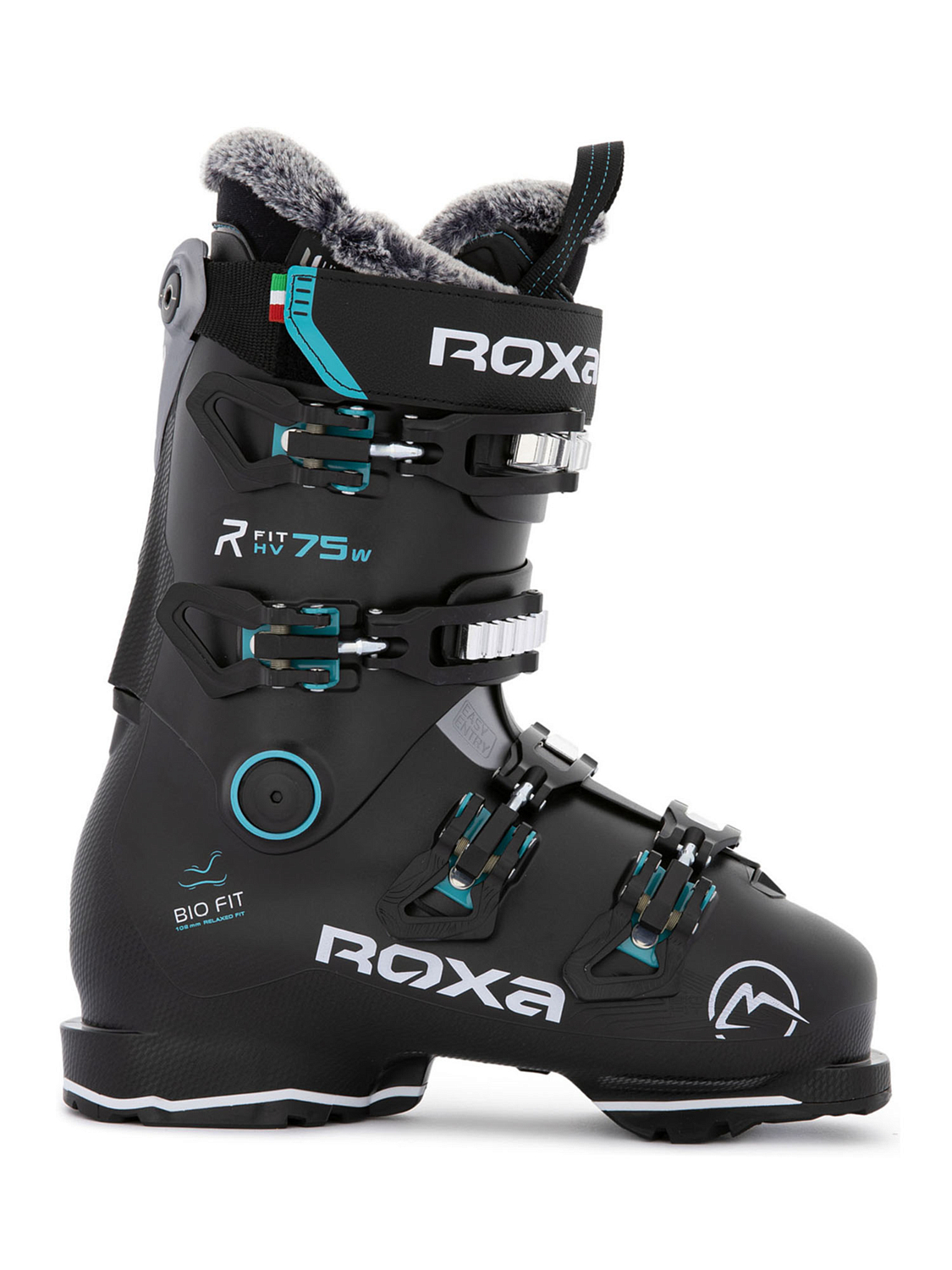 Горнолыжные ботинки ROXA Rfit W 75 Gw Black/Acqua