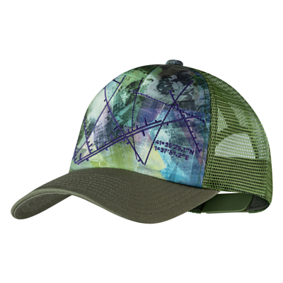 Кепка Buff Trucker Cap Campast Green