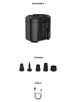 Насос портативный Flextail Evo Pump 3