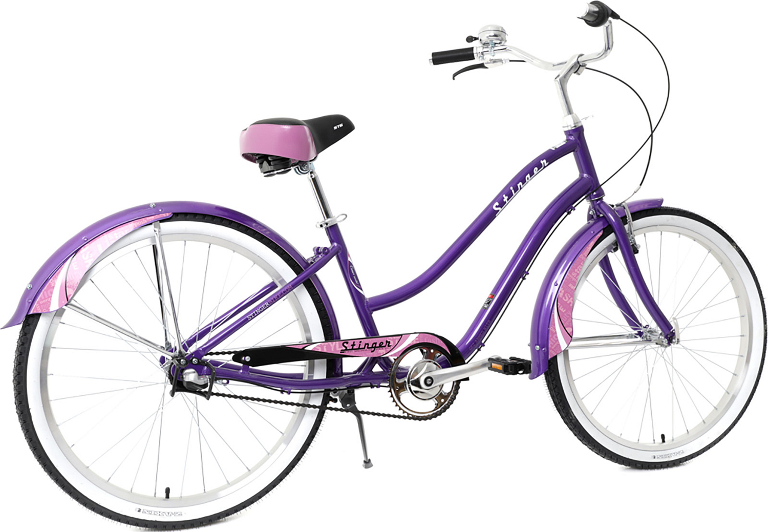 Велосипед Stinger Cruiser Lady 3Sp 26 Фиолетовый
