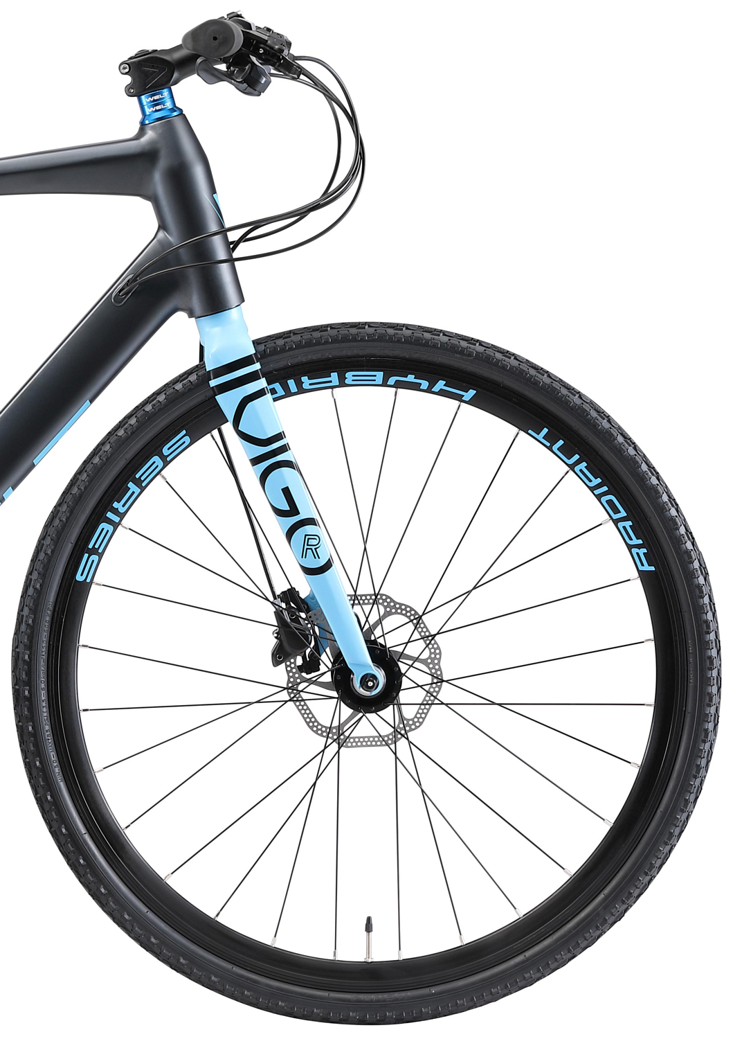 Велосипед Welt Vigo 2019 matt grey/blue