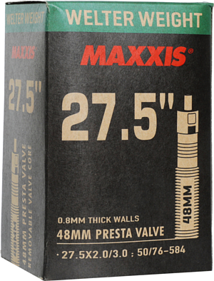 Велокамера Maxxis Welter Weight 27.5X2.0/3.0 Велониппель 48мм