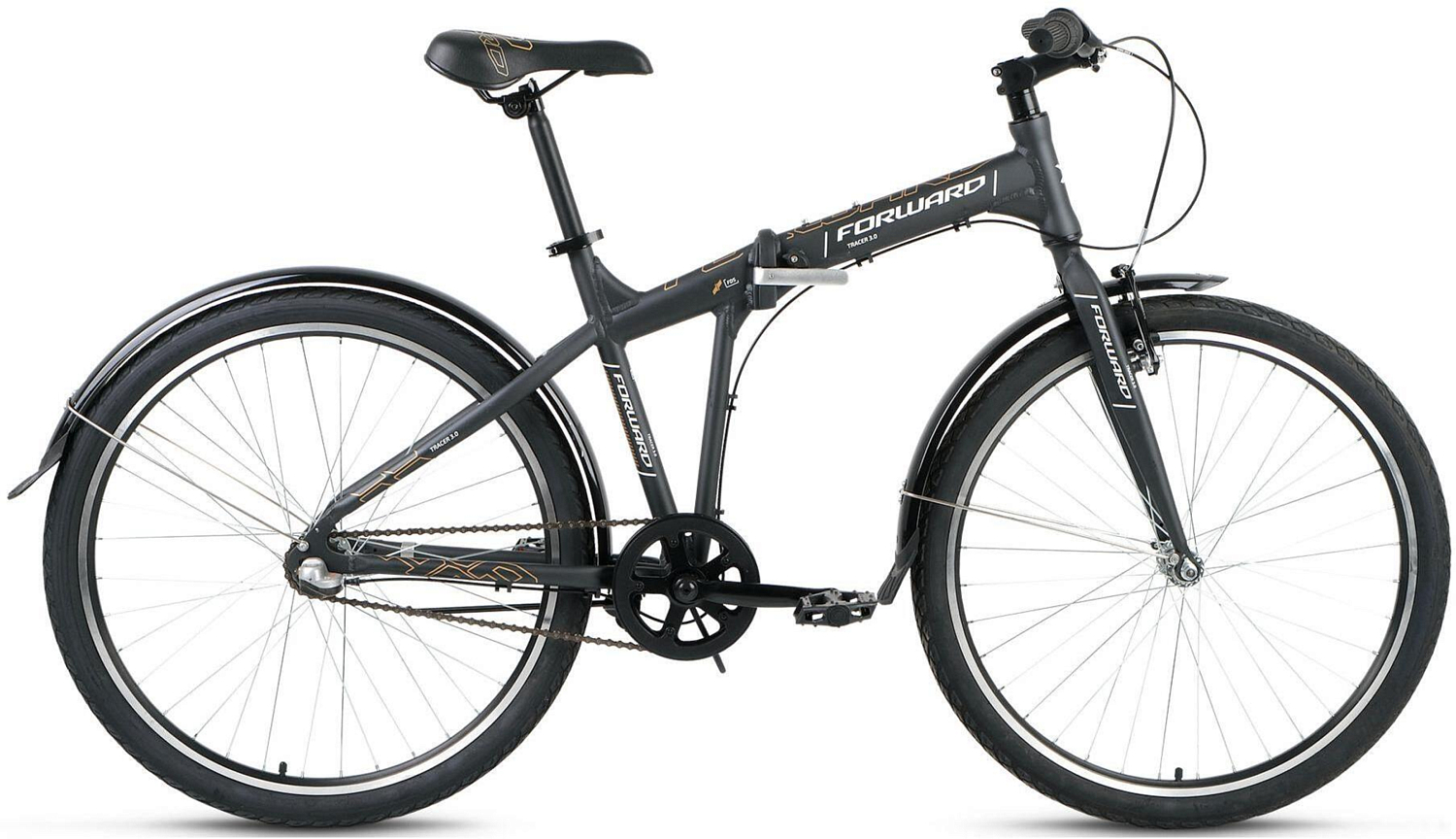 Велосипед Forward Tracer 26 3.0 2019 Серый мат.